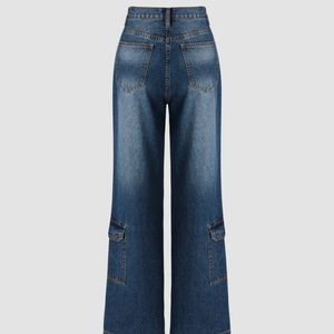 Side Pocket Straight Leg Jeans